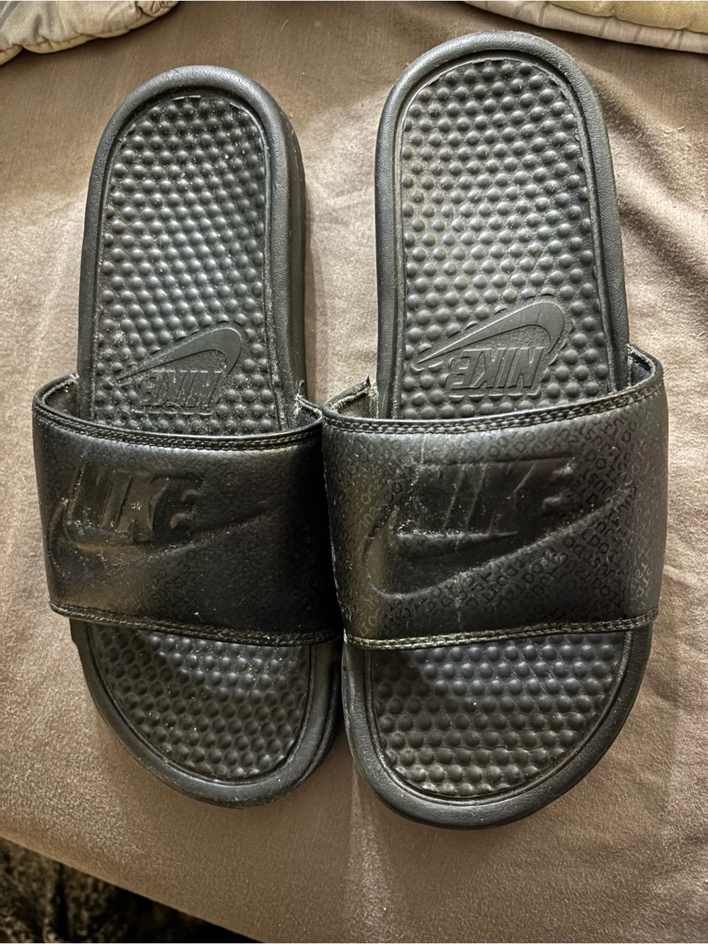 Nike Black Slide with Subtle Logo